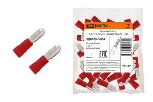 Разъем РшИп 1,25-4 штеккер (папа) (100шт) TDM