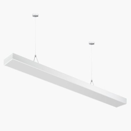 Светильник LED Geometria ЭРА Block SPO-114-W-40K-036 36Вт 4000К 2800Лм IP40 1200*130*50 белый подвес