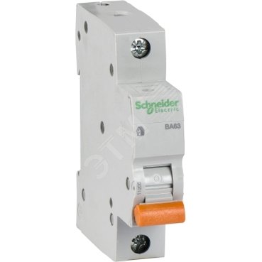 Автоматический выключатель ВА63, 1П 25A (С) 4,5 кА (Schneider Electric)